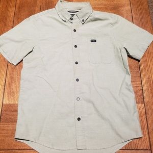 RVCA boys short sleeve shirt M